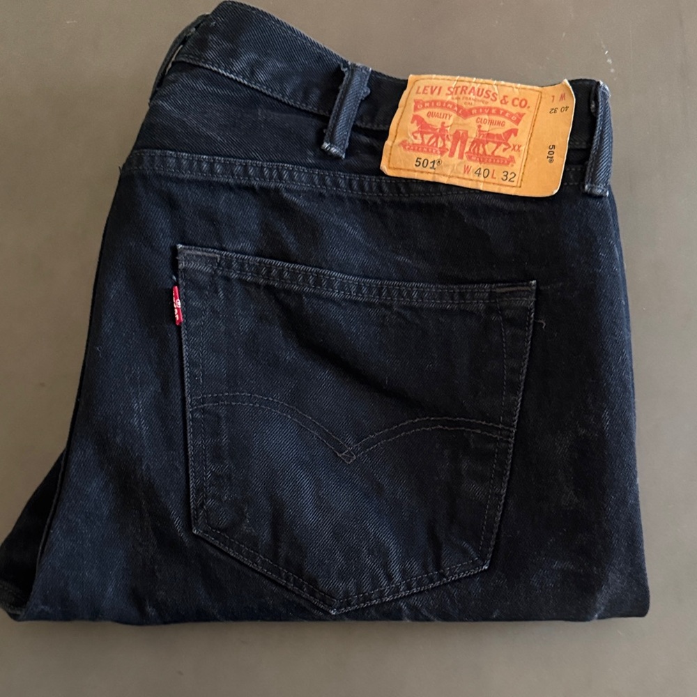 Levi's Men's Dark Blue Straight Jeans